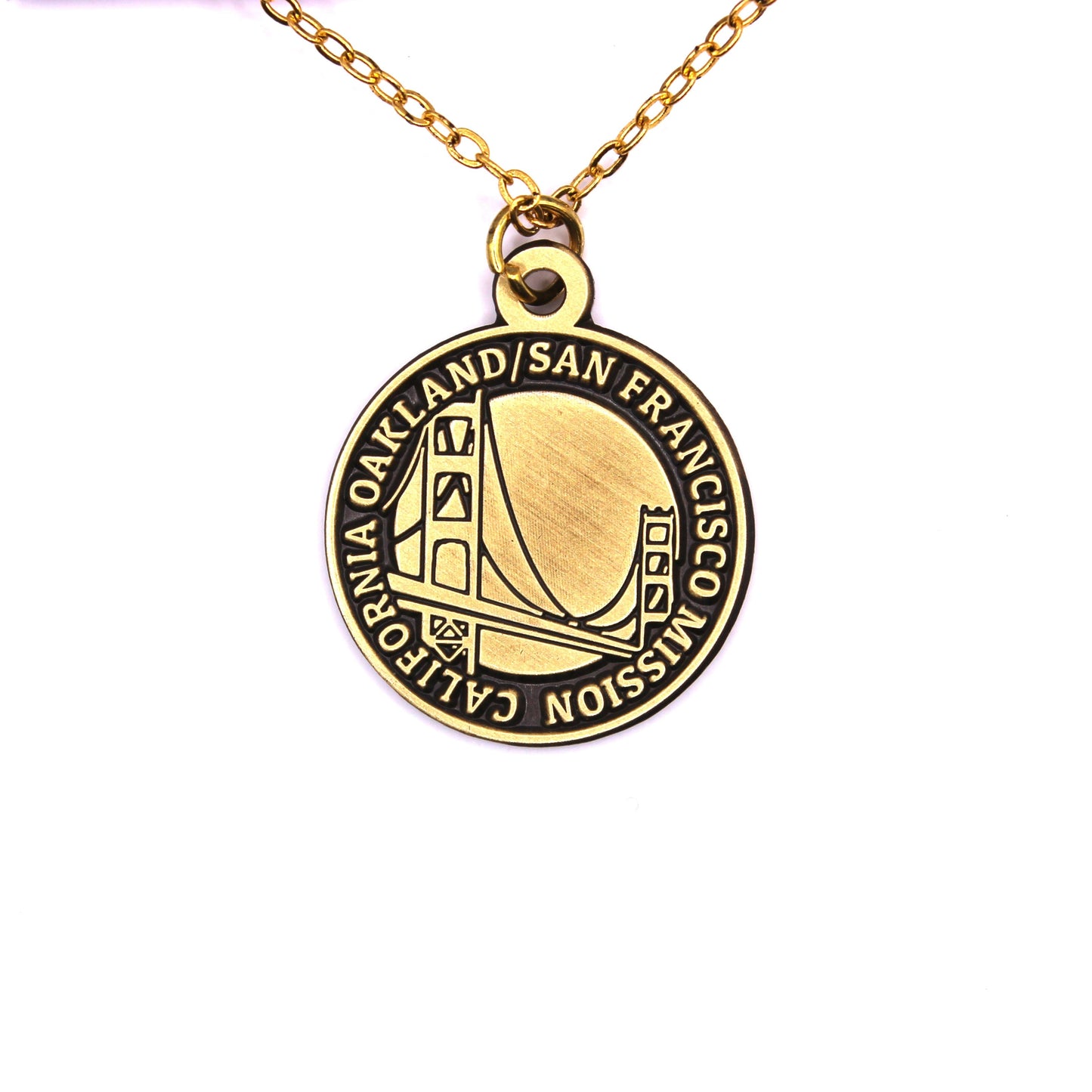california oakland san francisco mission necklace