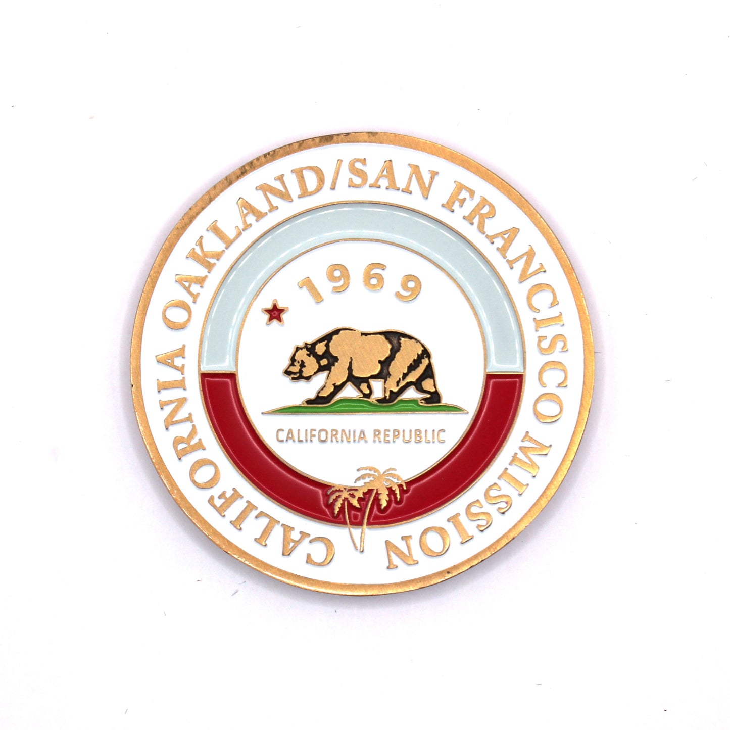 california oakland san francisco mission coin