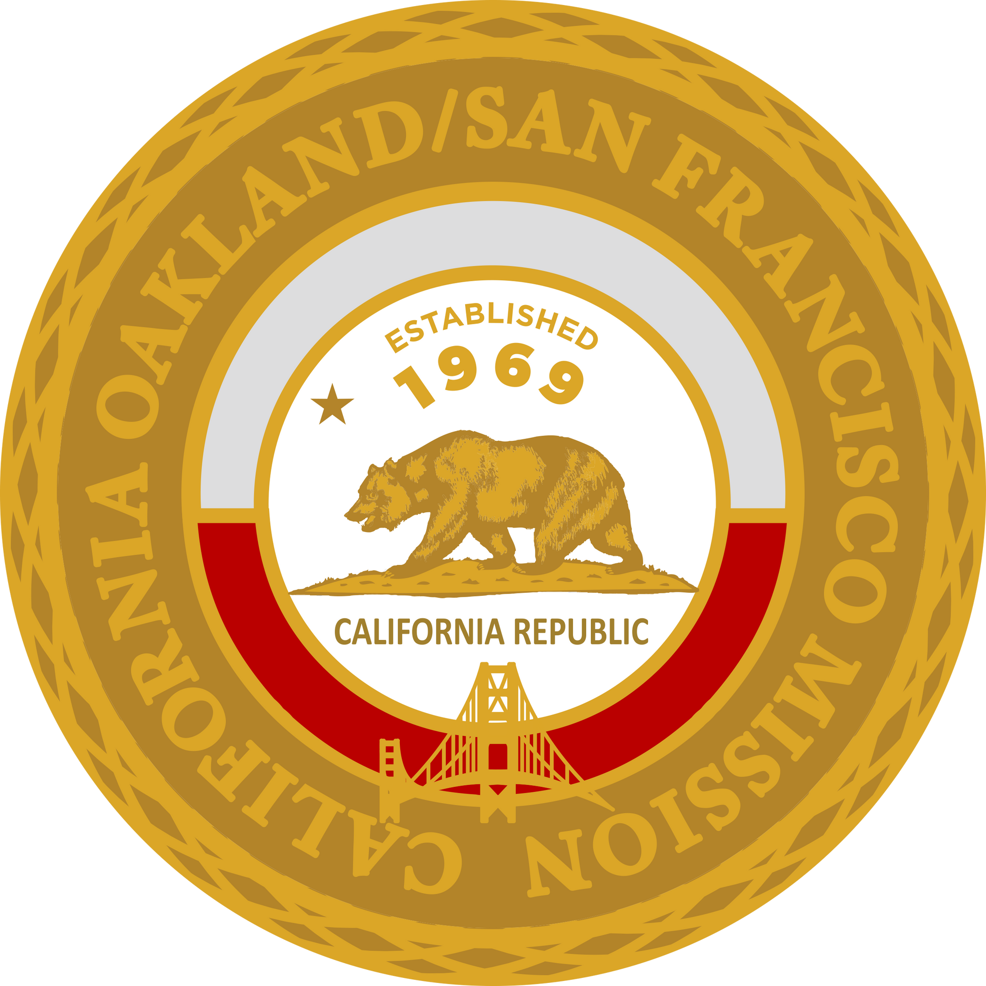 california oakland san francisco mission decal