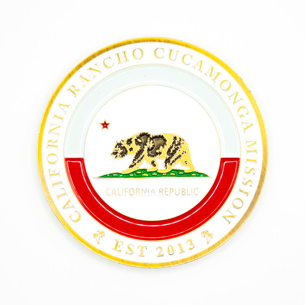 california rancho cucamonga mission coin