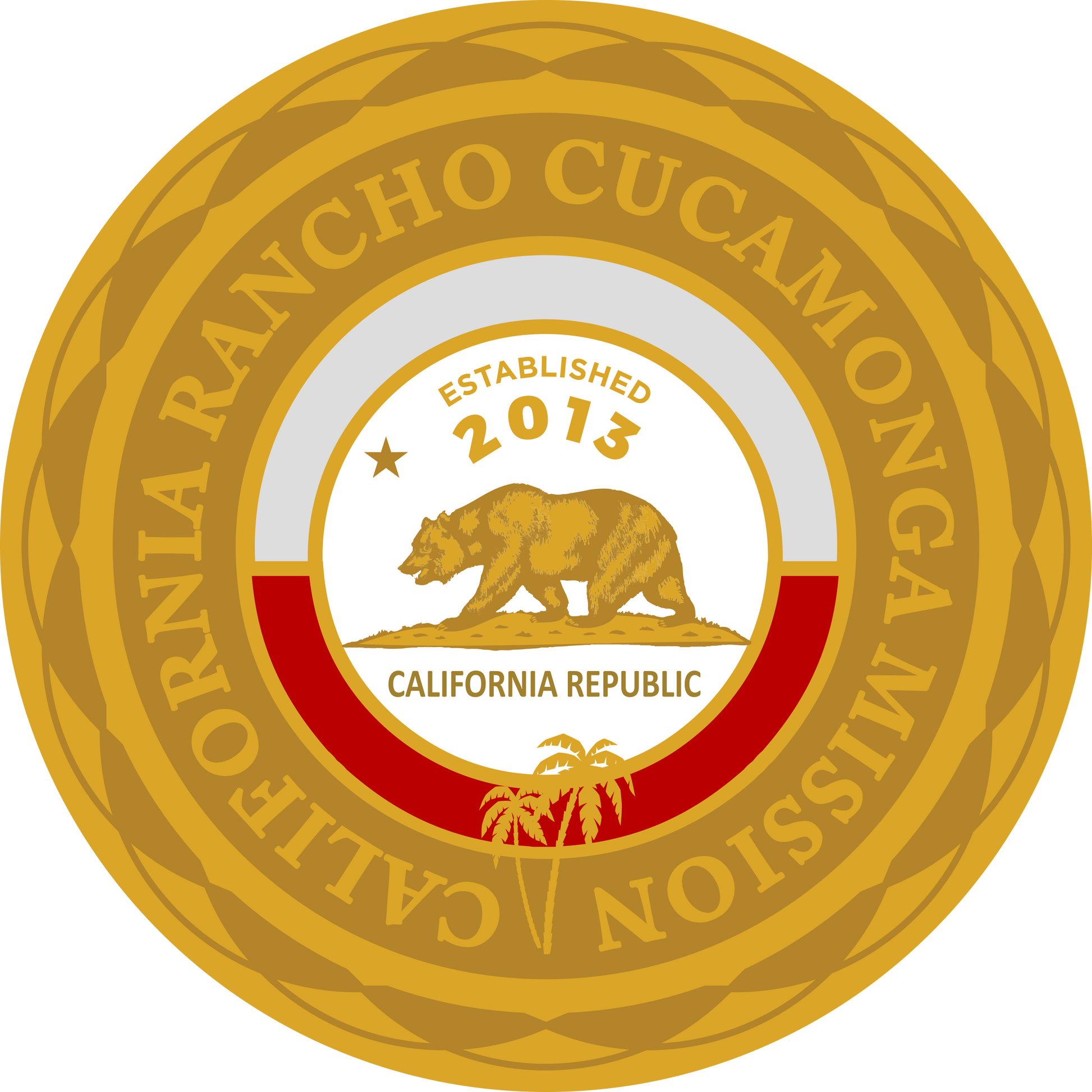 california rancho cucamonga mission decal