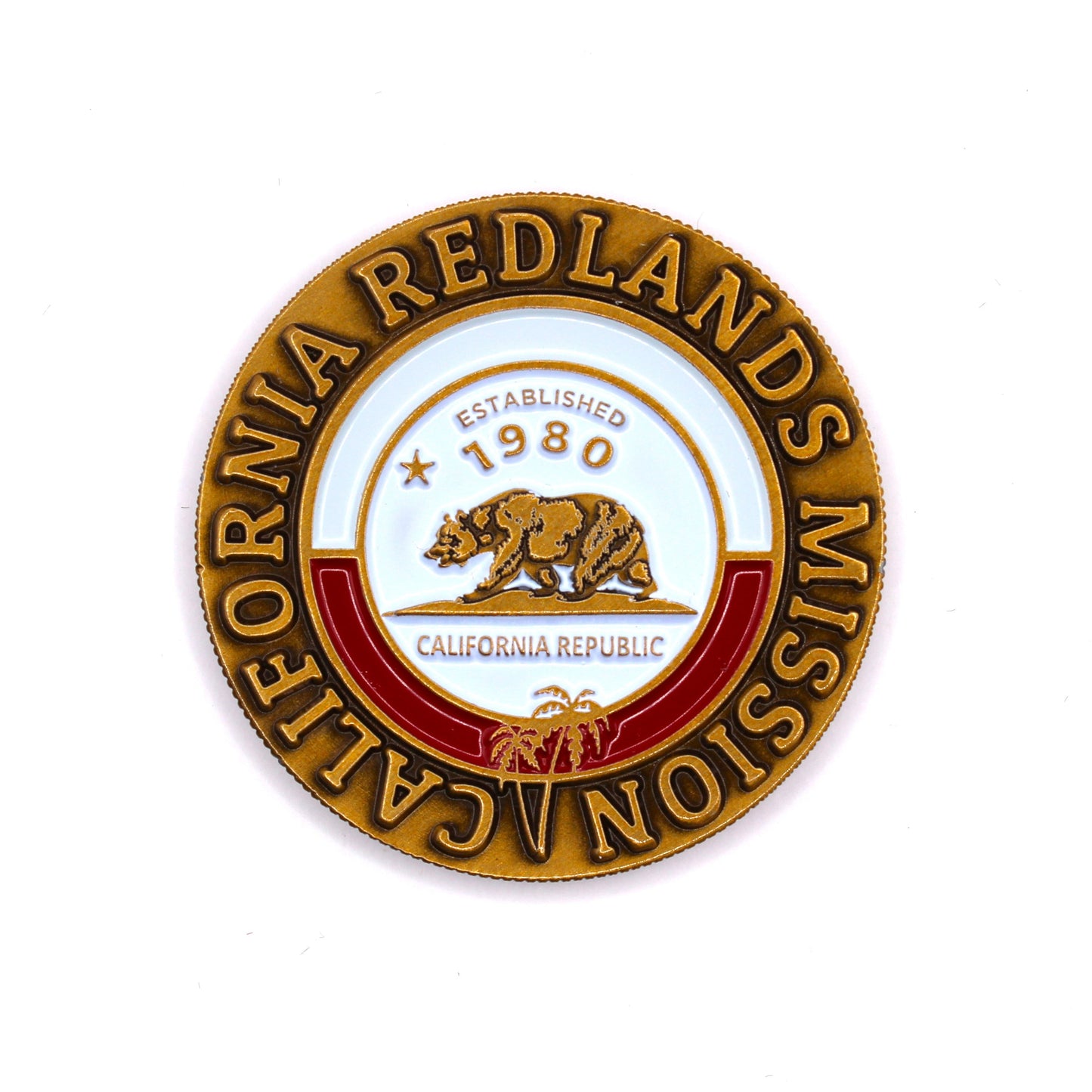 california redlands mission coin