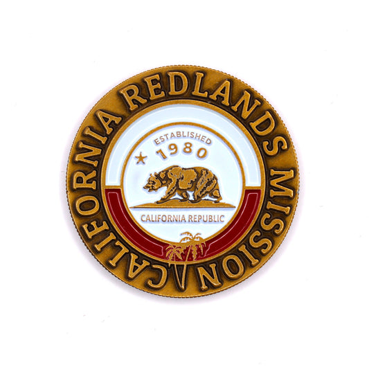 california redlands mission coin