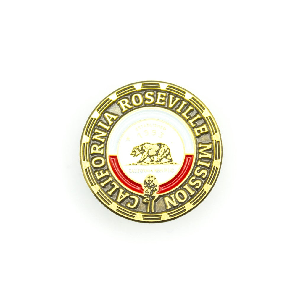 california roseville mission pin