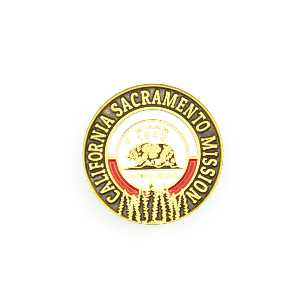 california sacramento mission pin