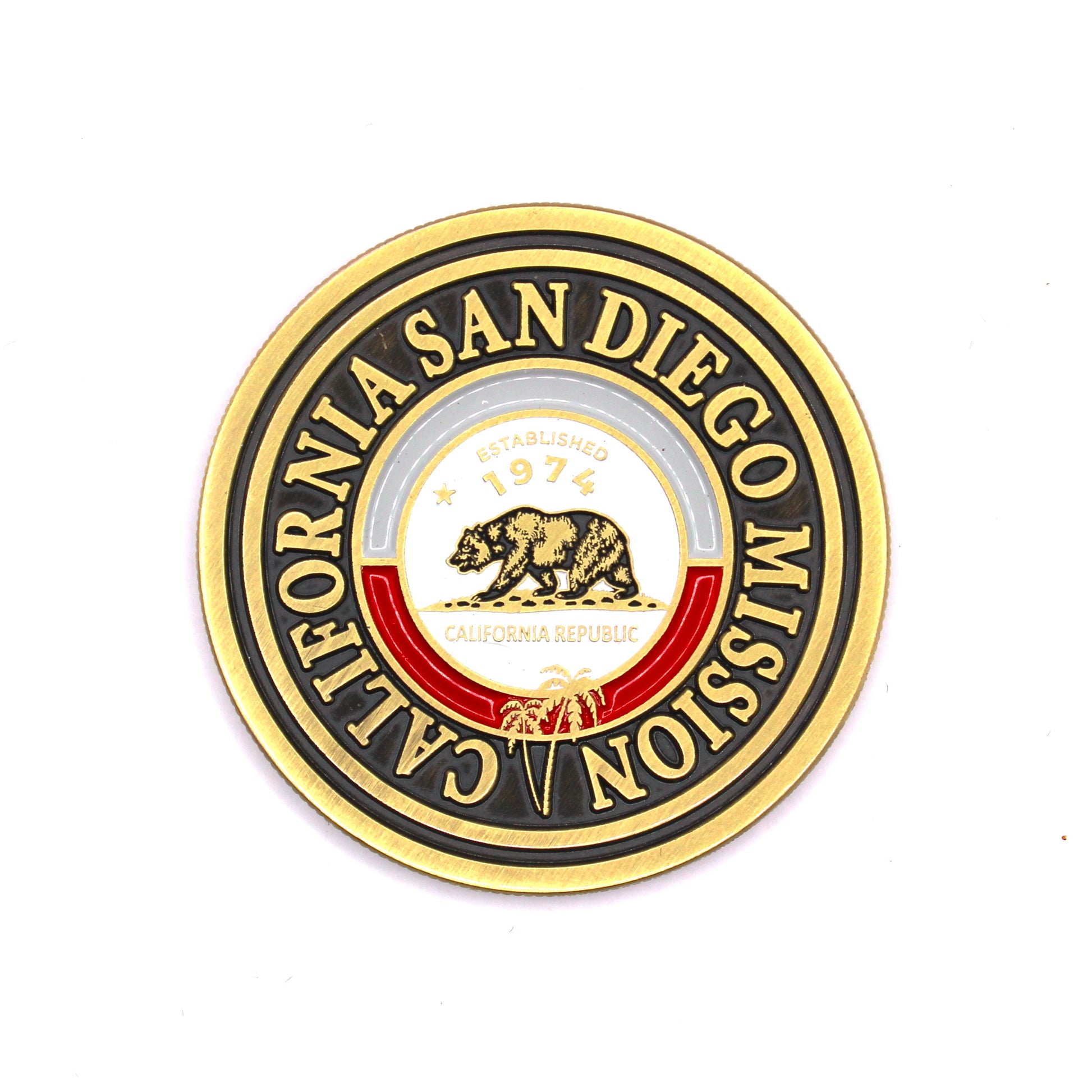 california san diego mission coin