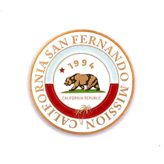 california san fernando mission coin