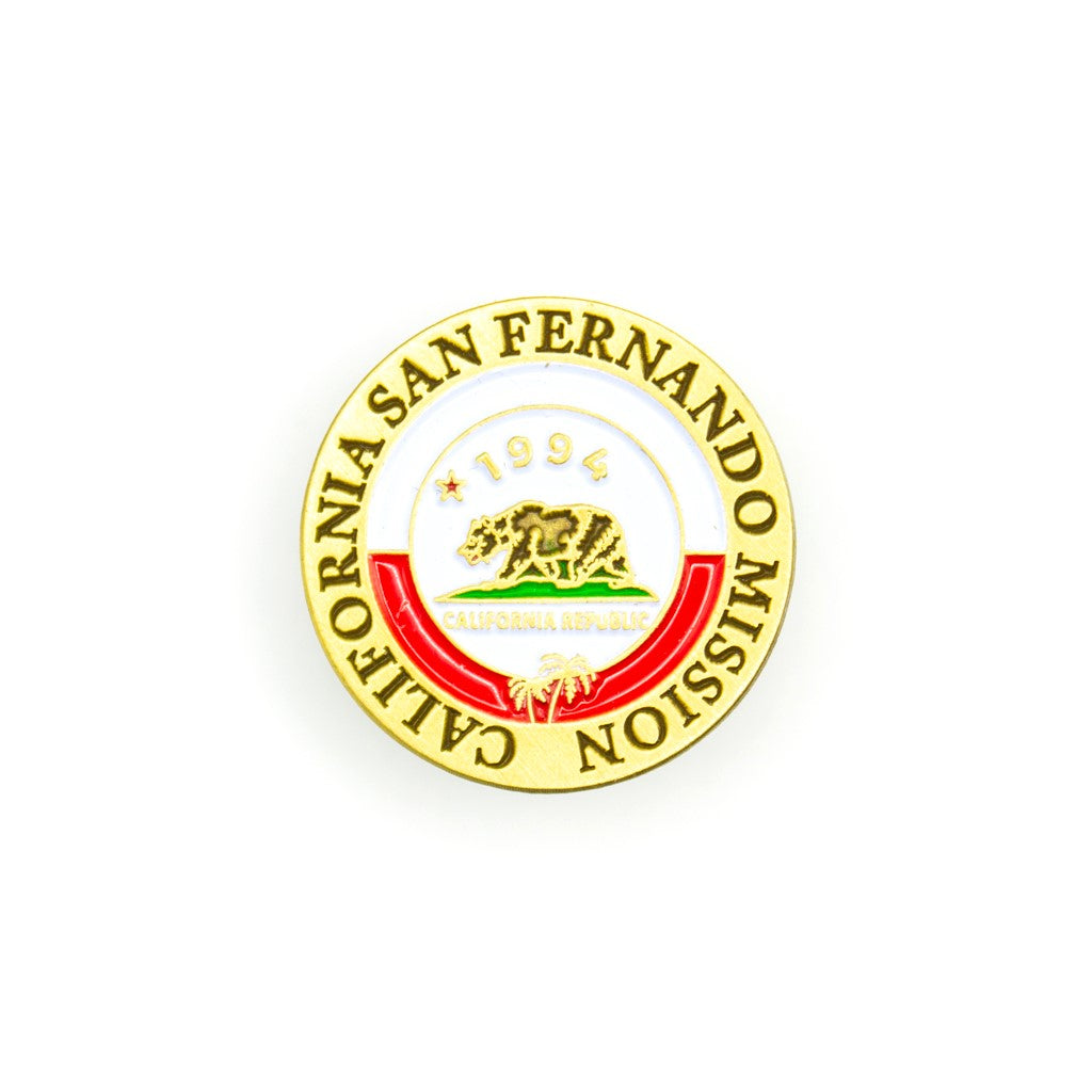 california san fernando mission pin