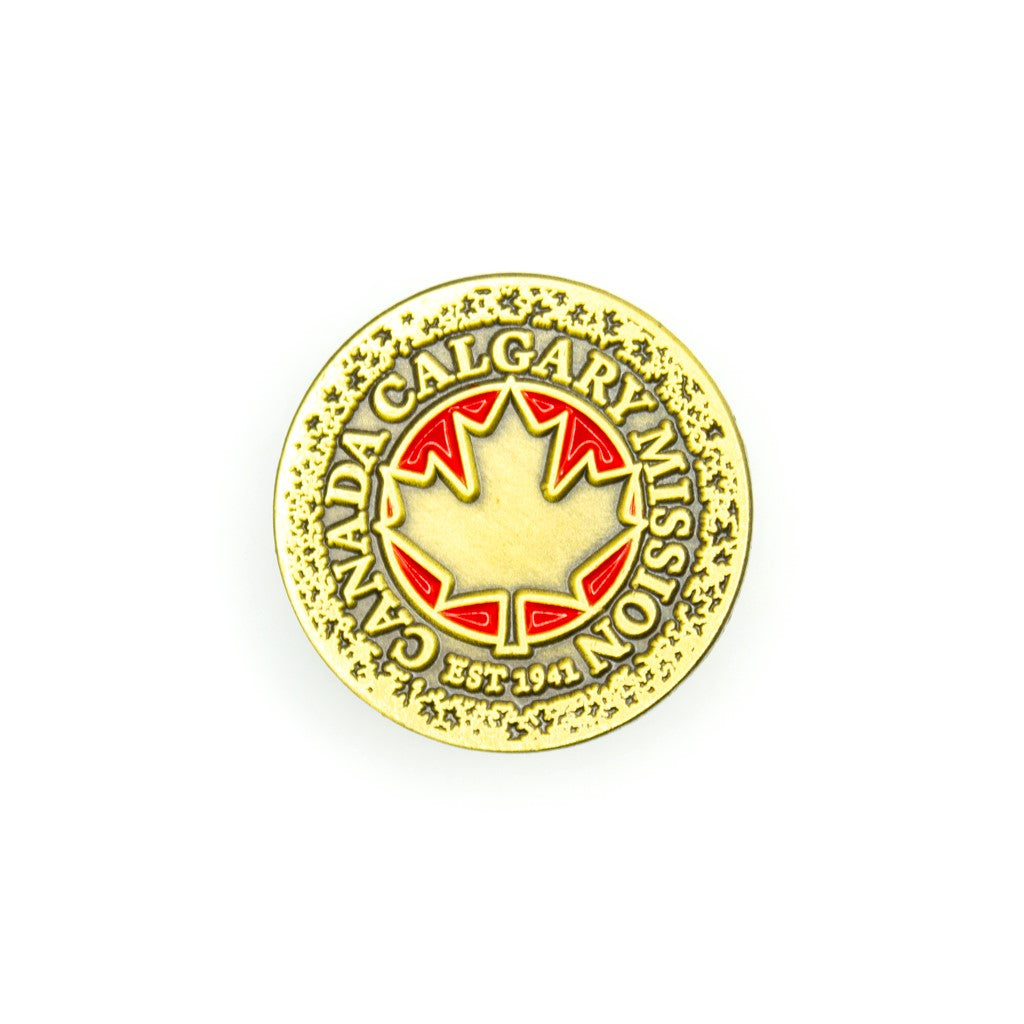 canada calgary mission pin