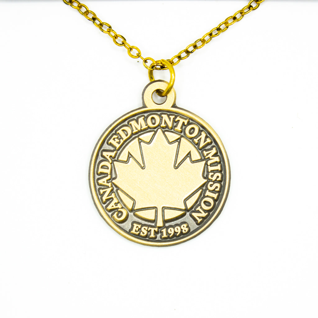 canada edmonton mission necklace