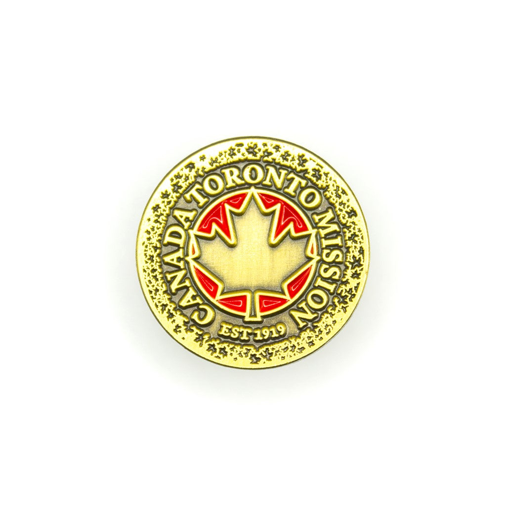 canada toronto mission pin