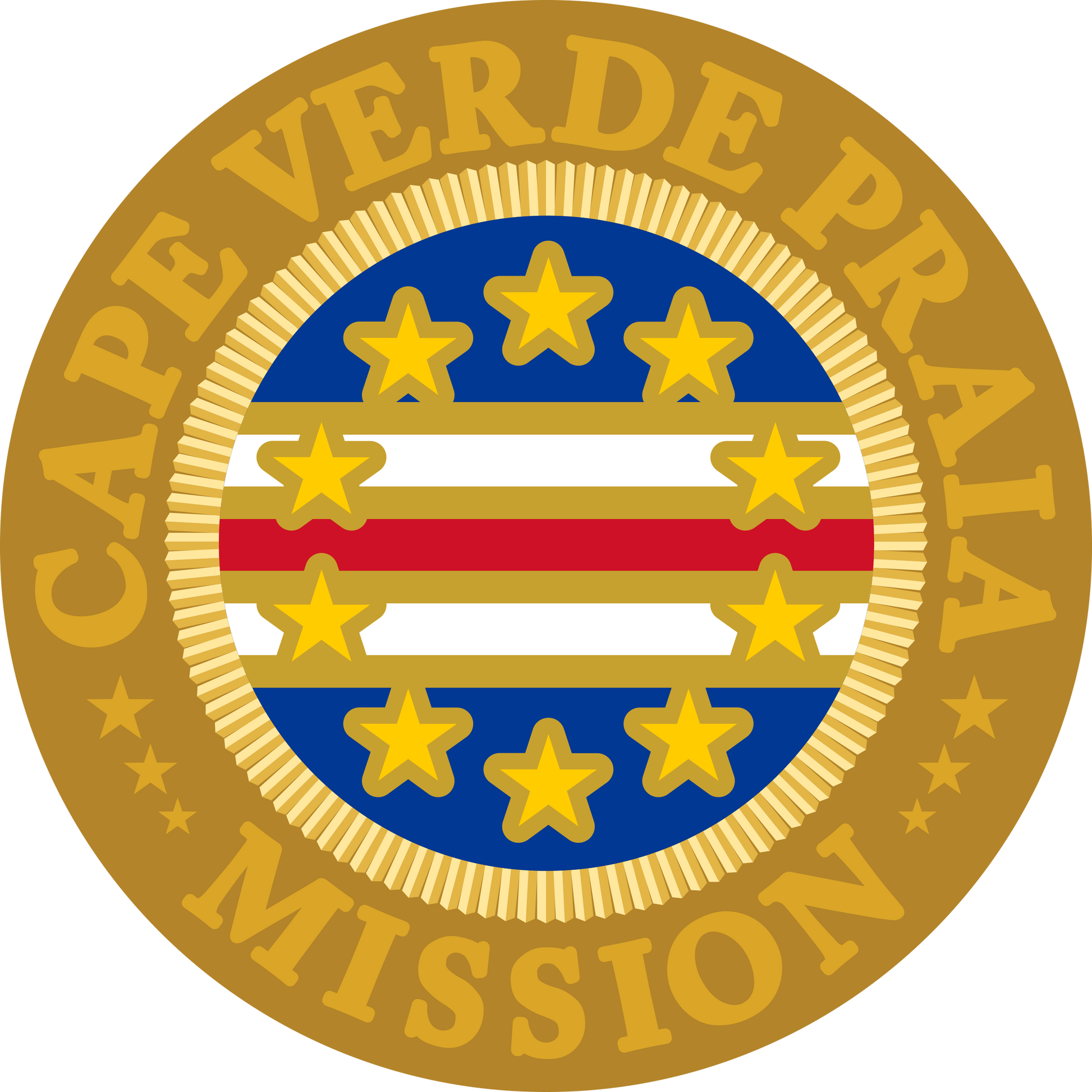 cape verde praia mission decal