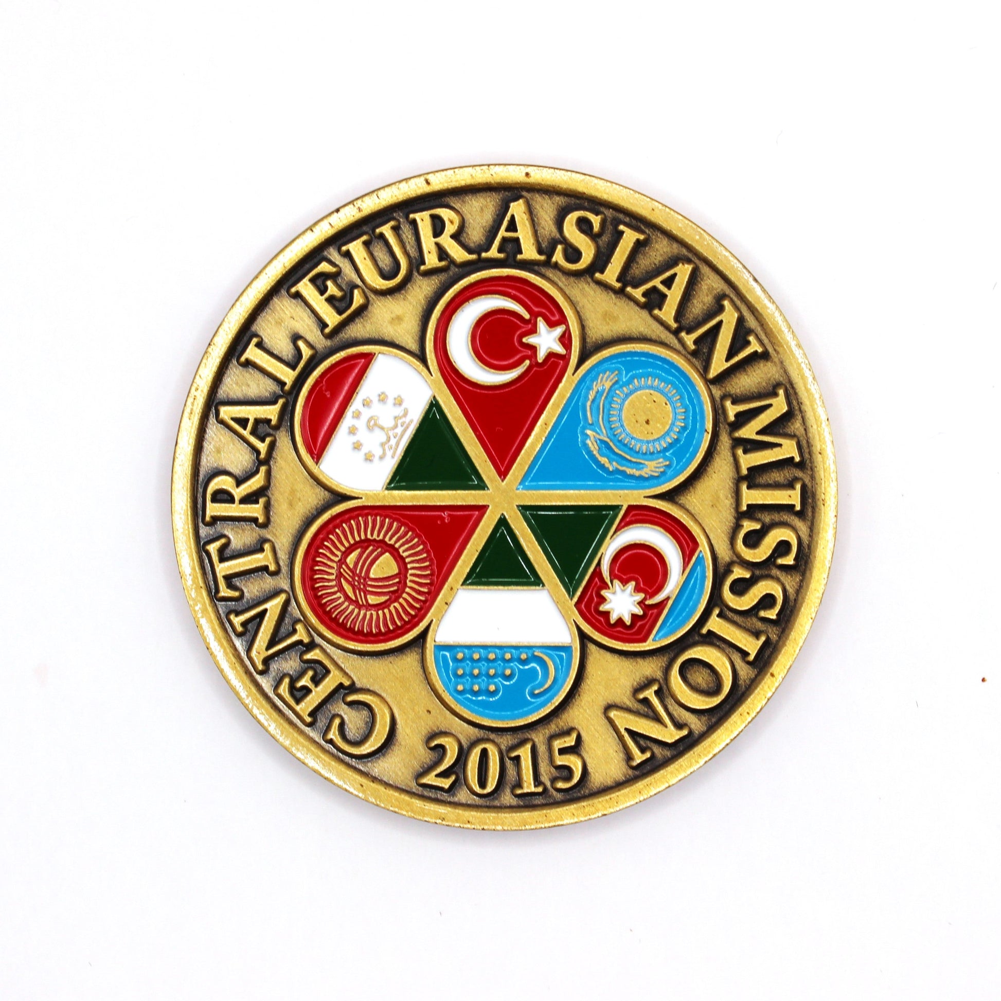 central eurasian mission coin