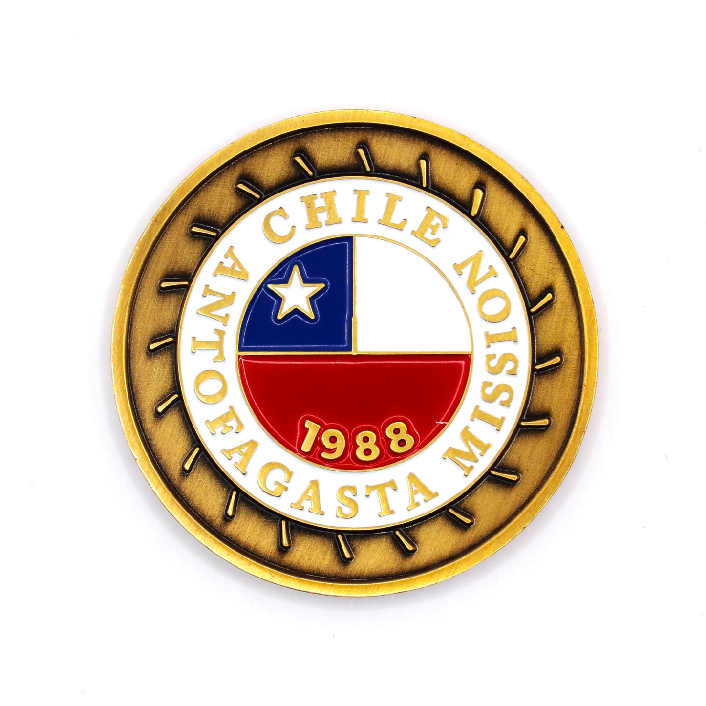 chile antofagasta mission coin