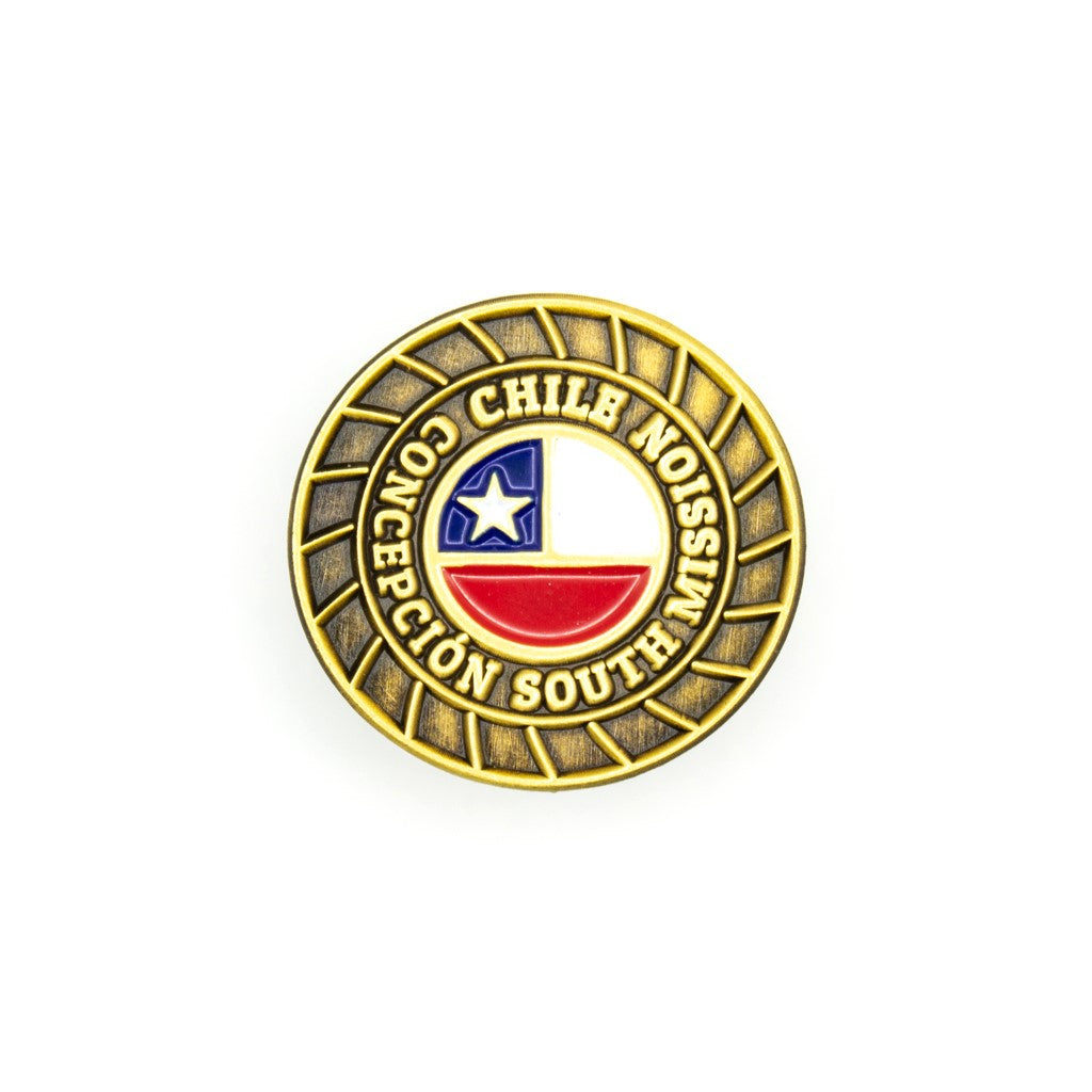 chile concepción south mission pin
