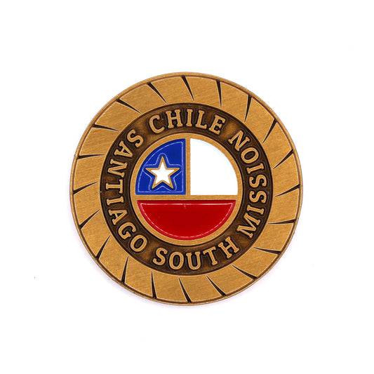 chile santiago south coin