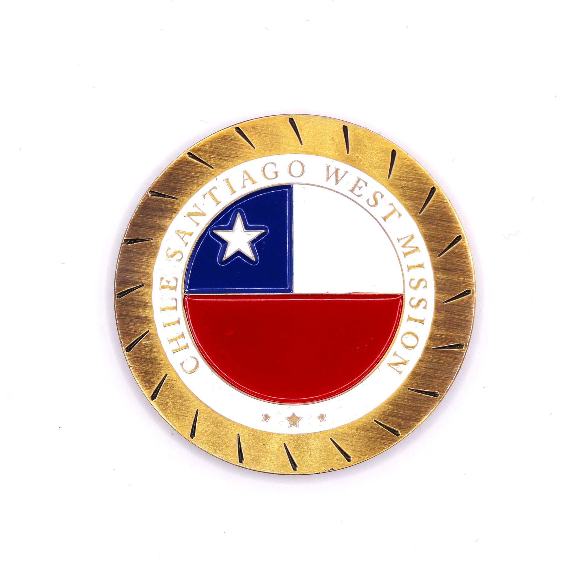 chile santiago west coin