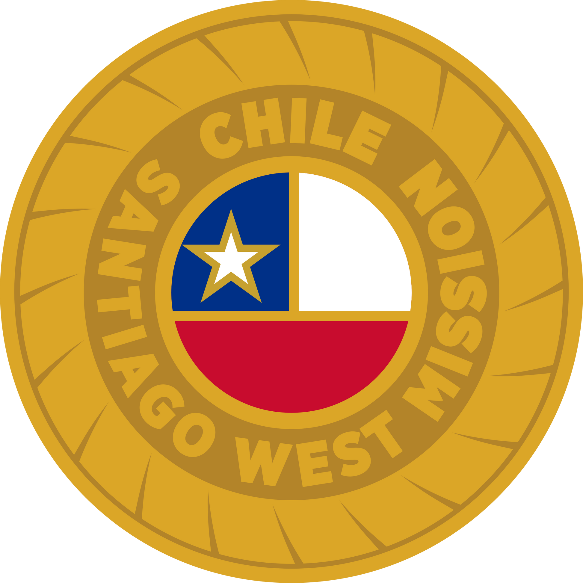 chile santiago west decal
