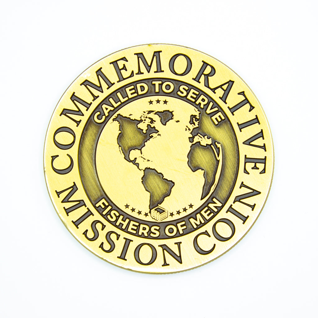 republic of congo brazzaville mission coin back