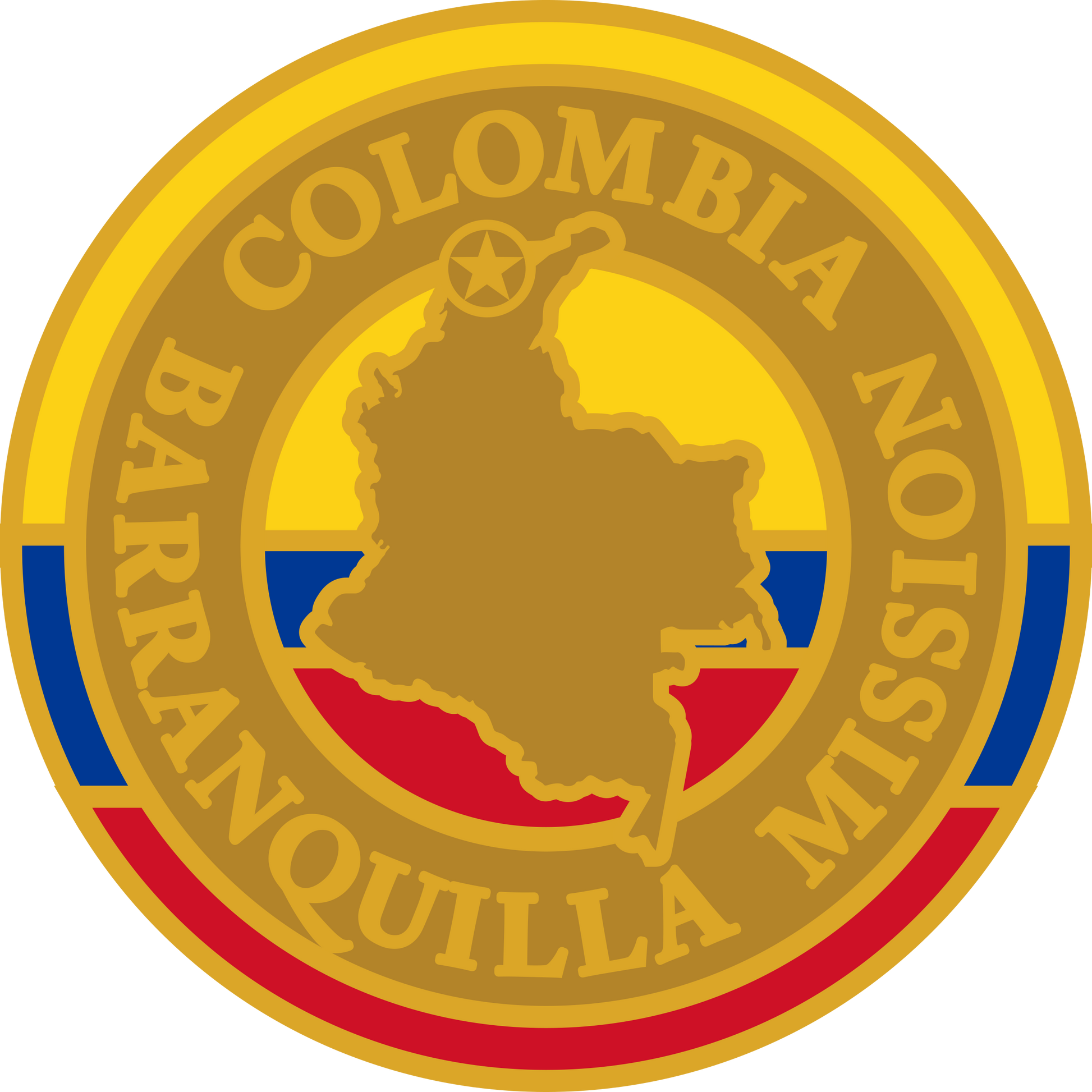 colombia barranquilla decal