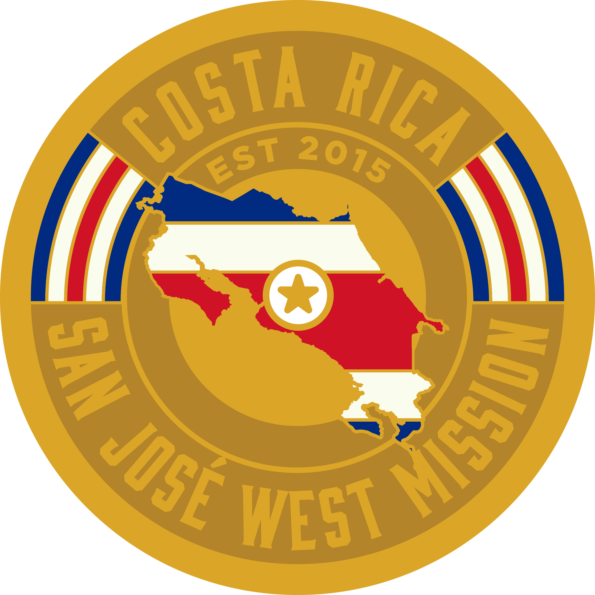 costa rica san josé west decal