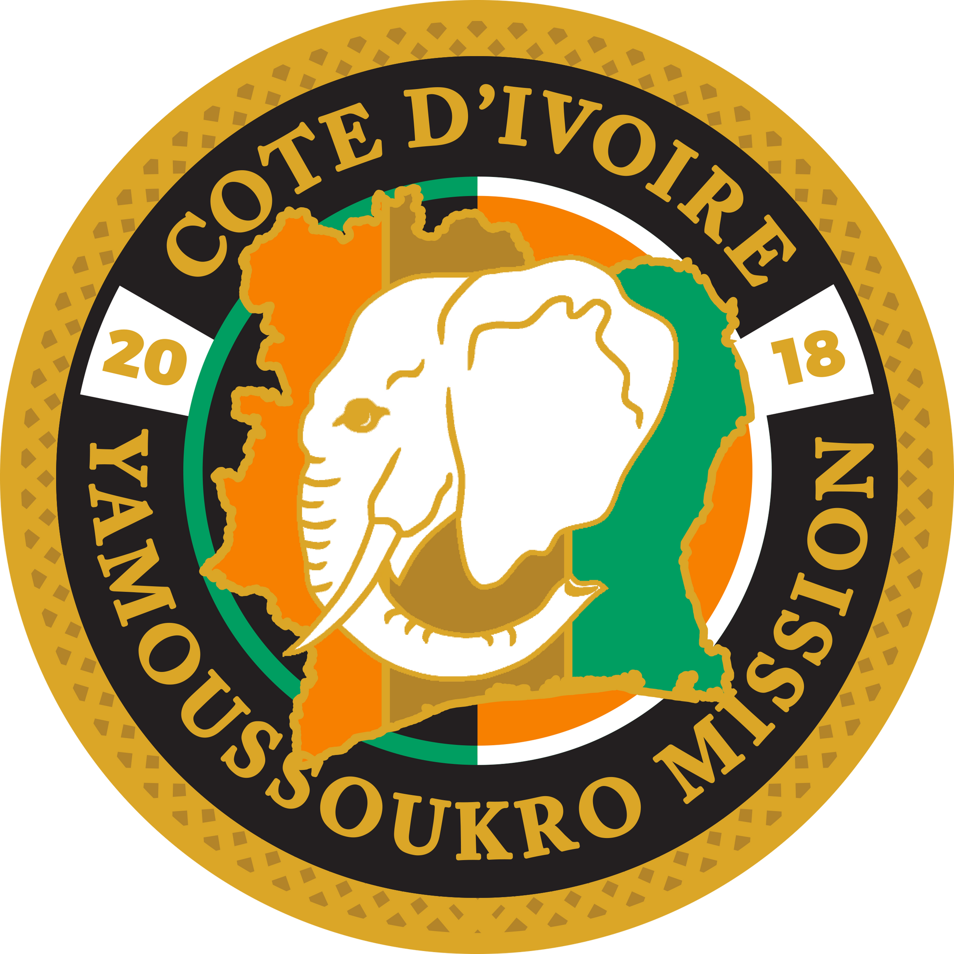 cote d'ivoire yamoussoukro decal