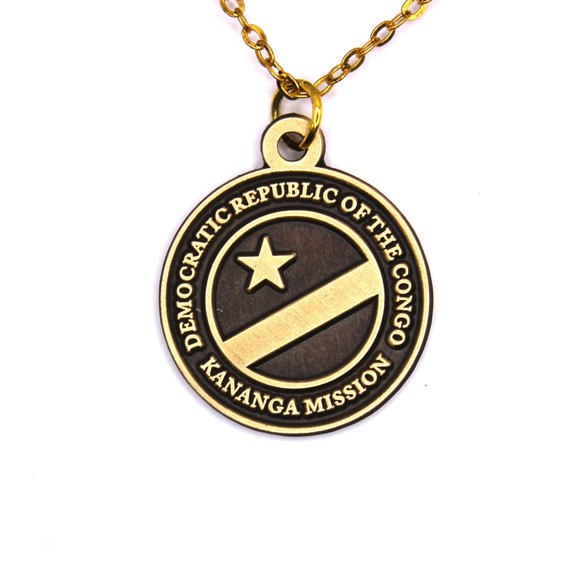 democratic republic of the congo kananga mission necklace