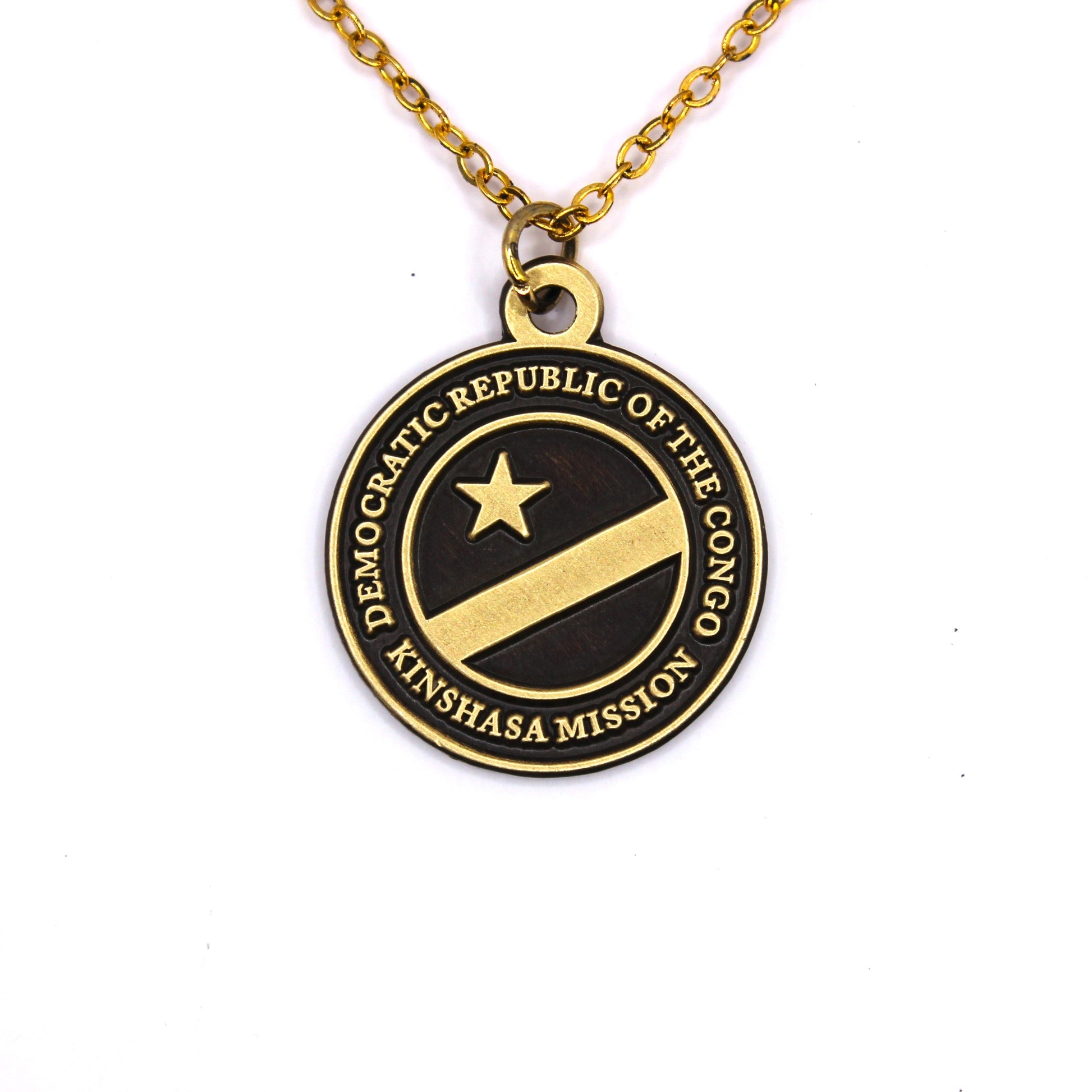 democratic republic of the congo kinshasa mission necklace