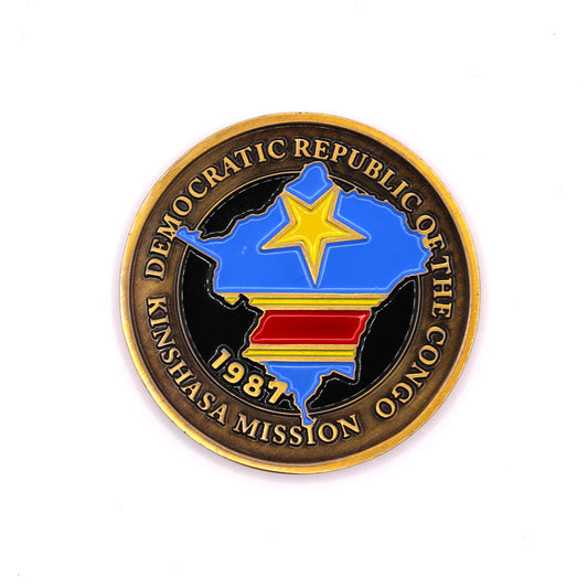 democratic republic of the congo kinshasa mission coin