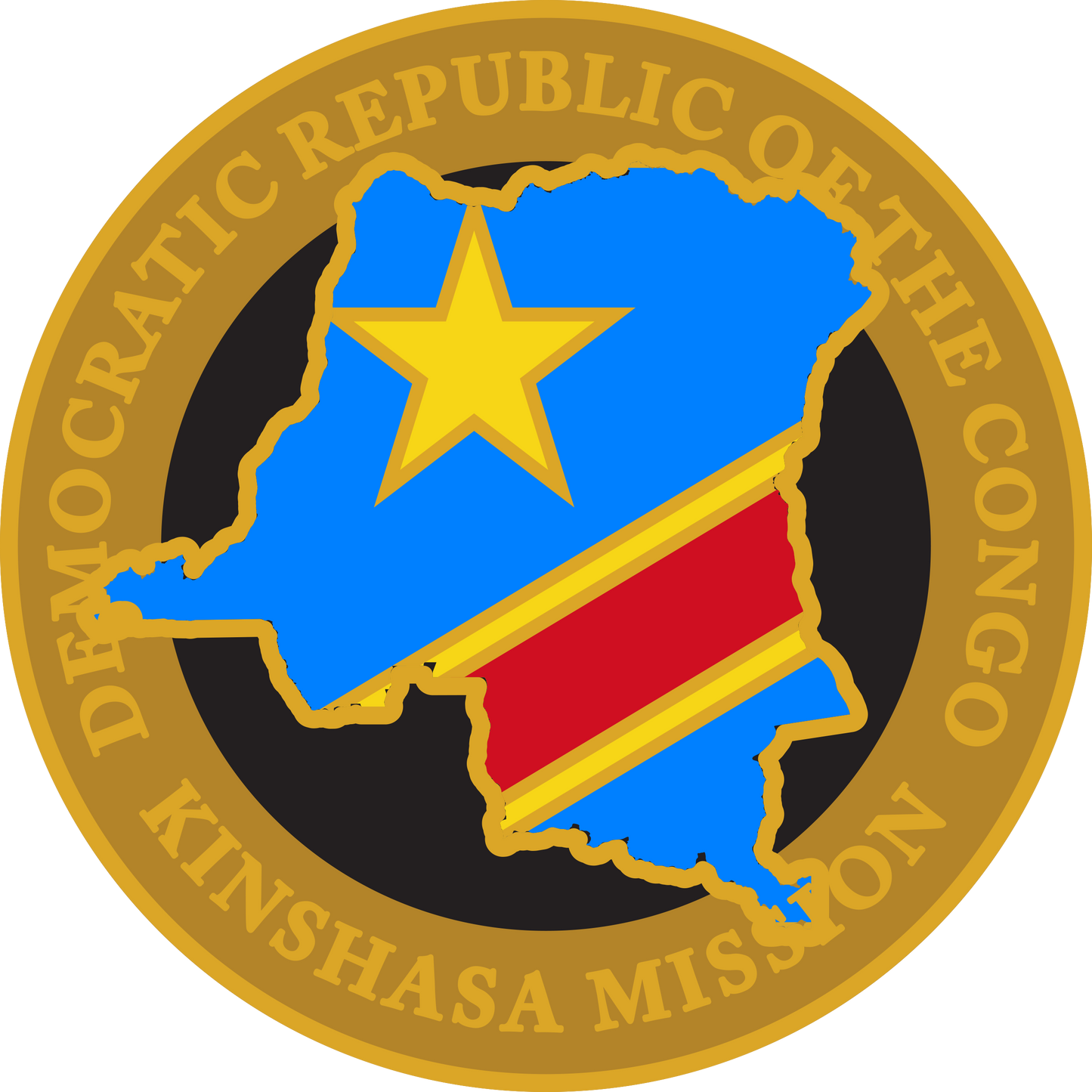 democratic republic of the congo kinshasa mission decal