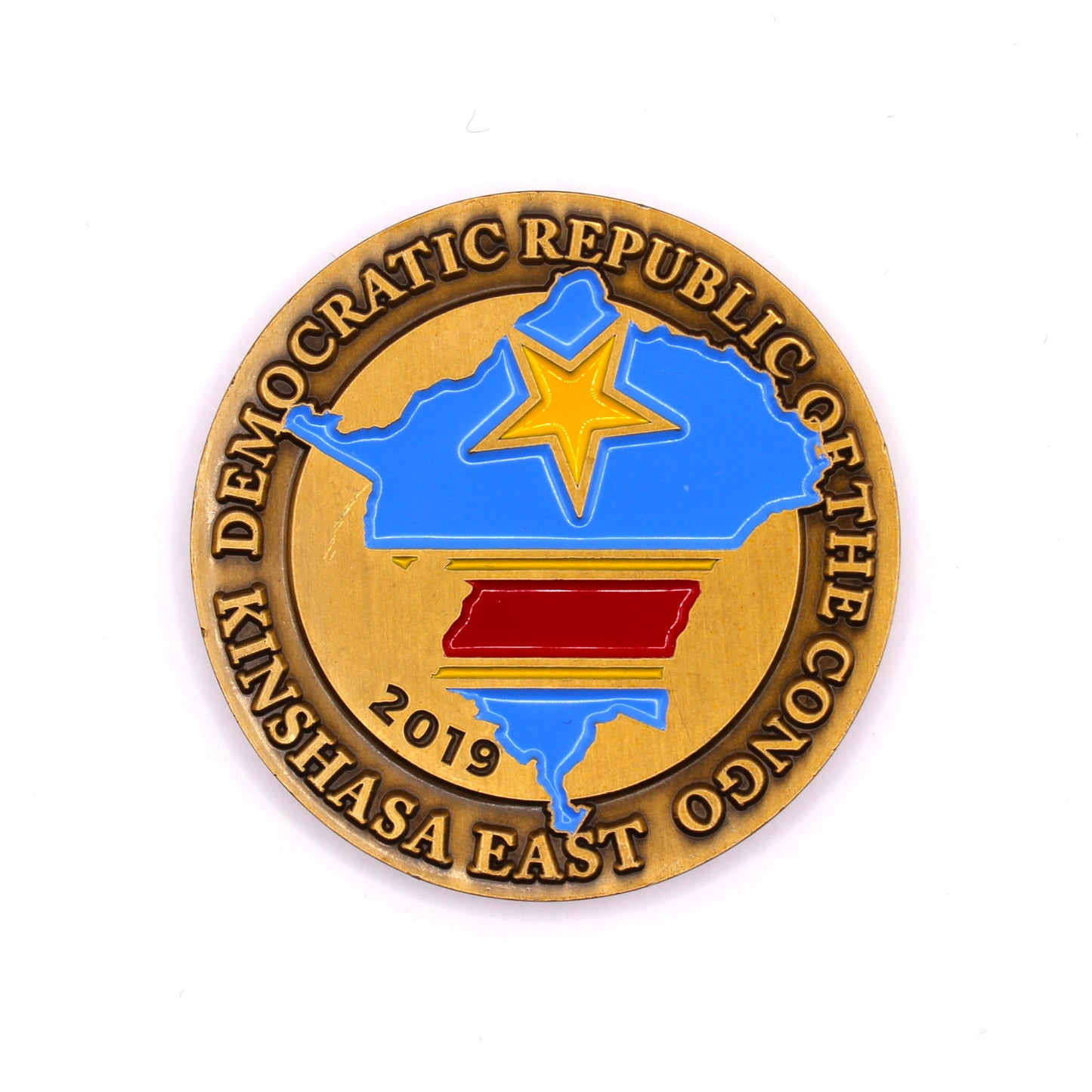 democratic republic of the congo kinshasa east mission coin