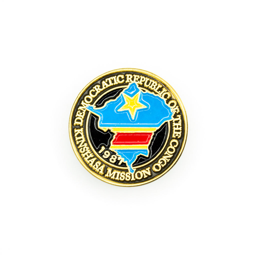 democratic republic of the congo kinshasa mission pin