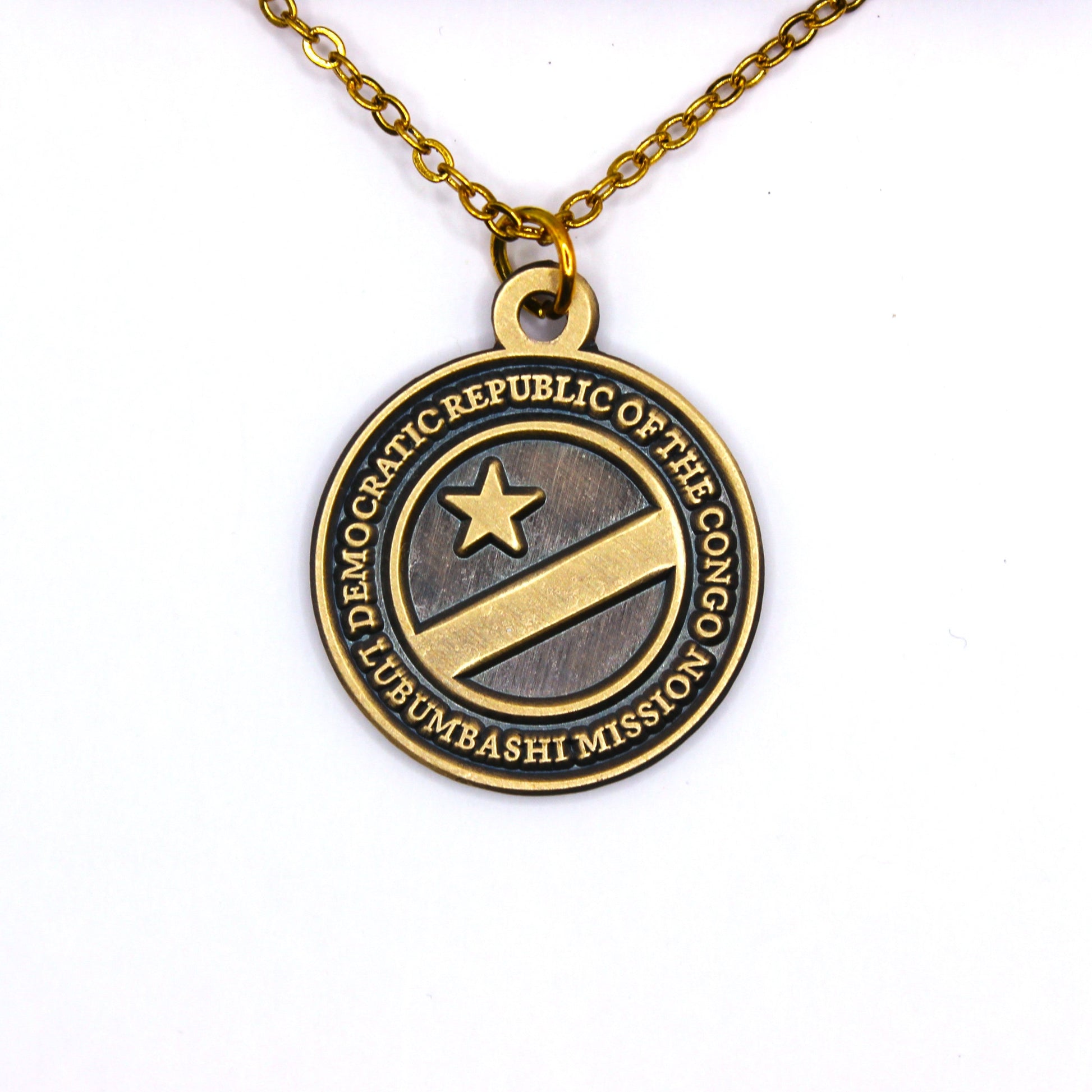 democratic republic of the congo lubumbashi mission necklace