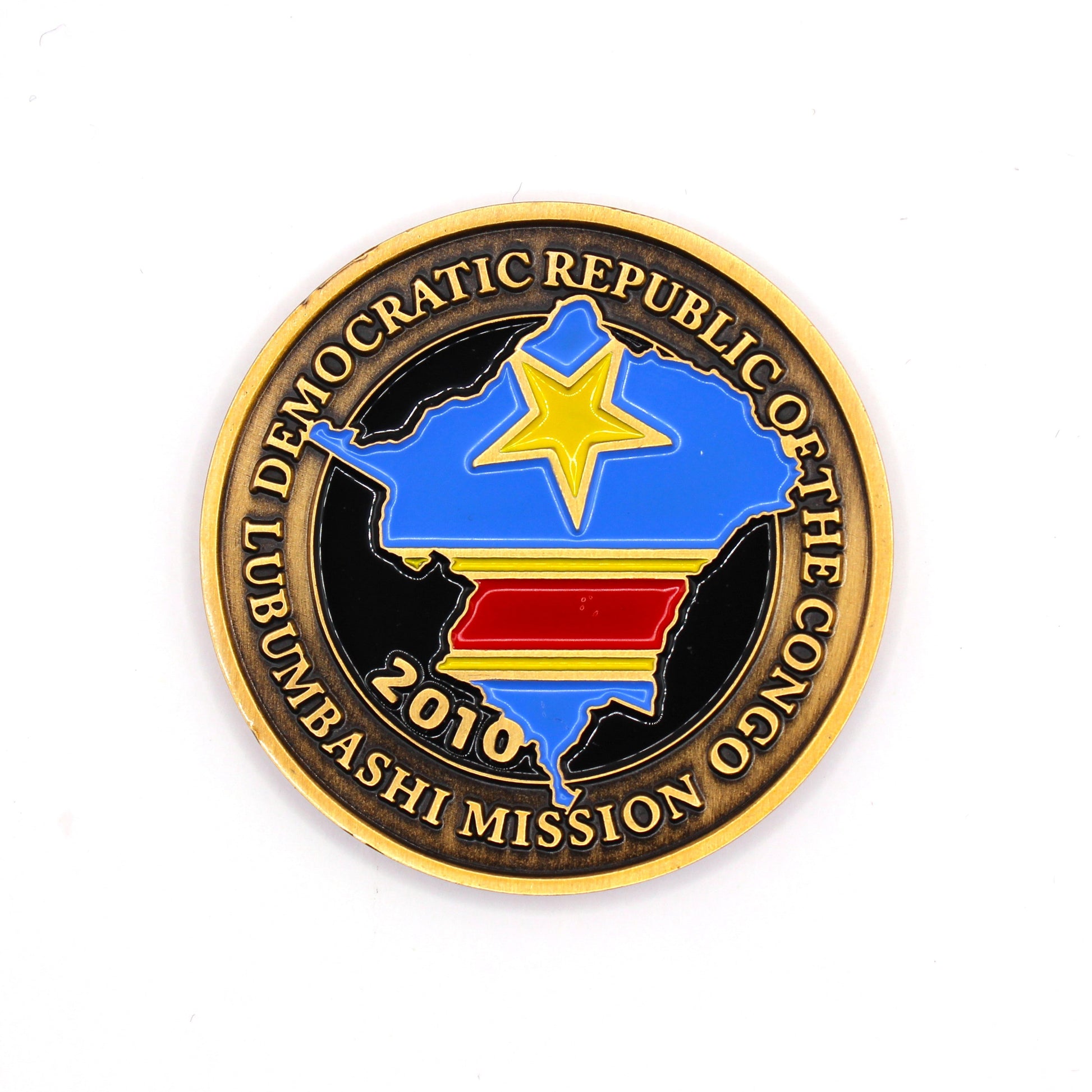 democratic republic of the congo lubumbashi mission coin