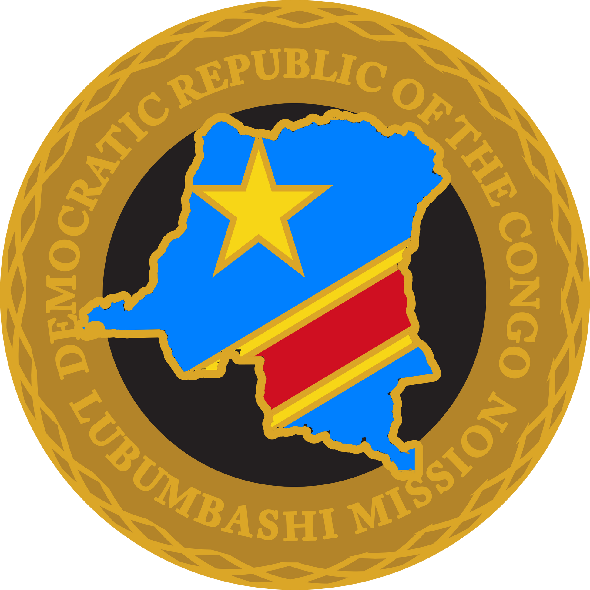 democratic republic of the congo lubumbashi mission decal