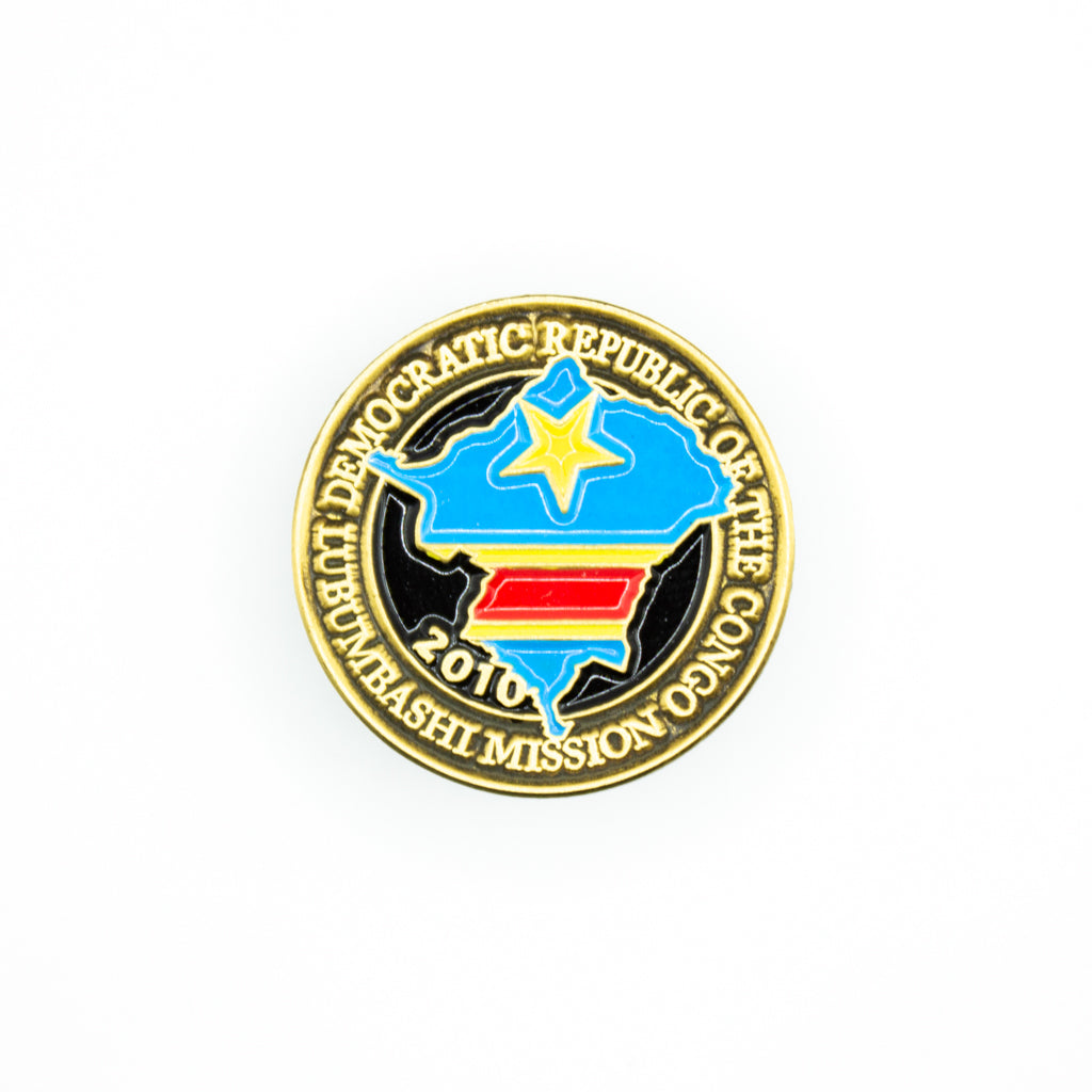 democratic republic of the congo lubumbashi mission pin
