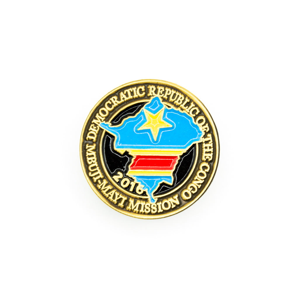 democratic republic of the congo mbuji-mayi mission pin