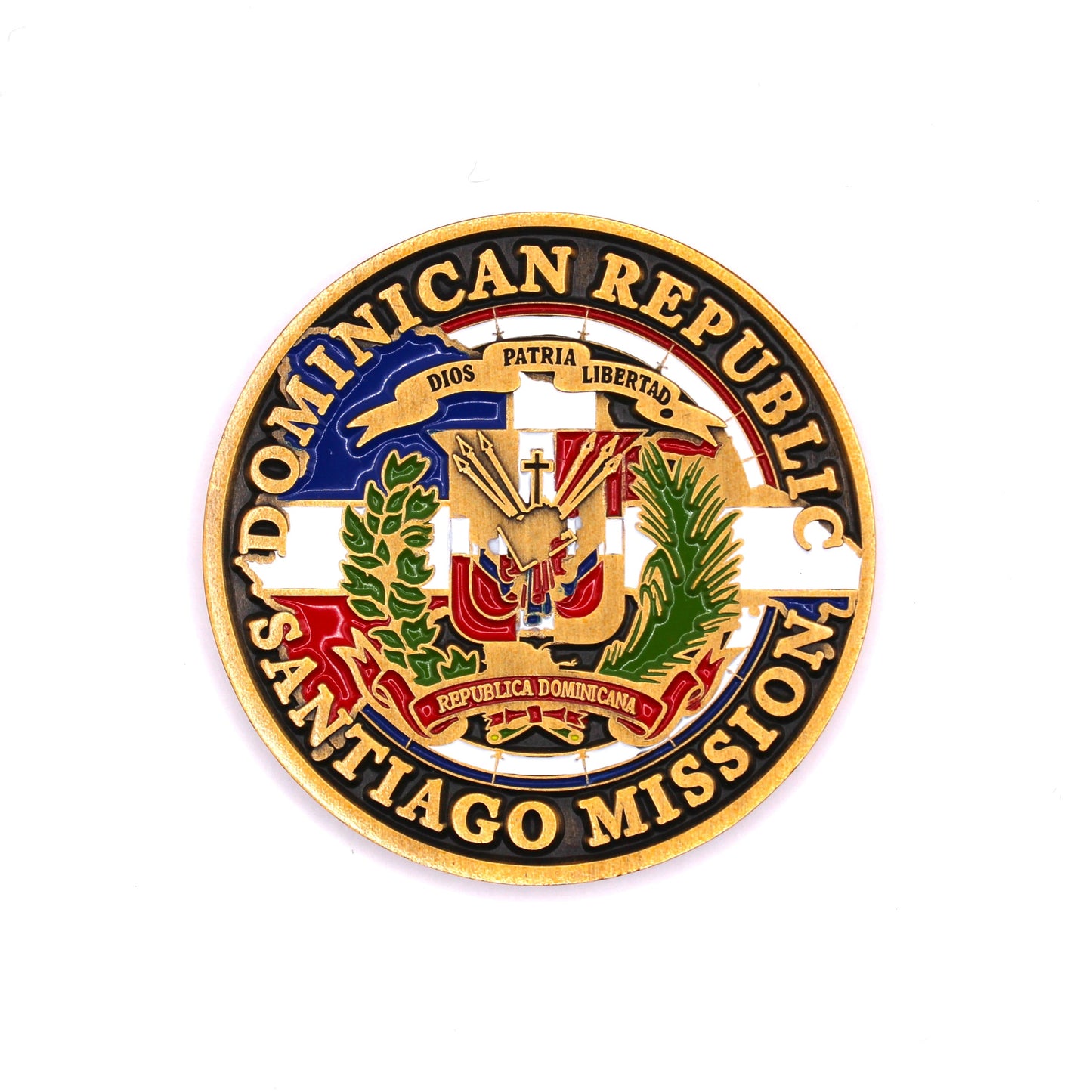 dominican republic santiago mission coin