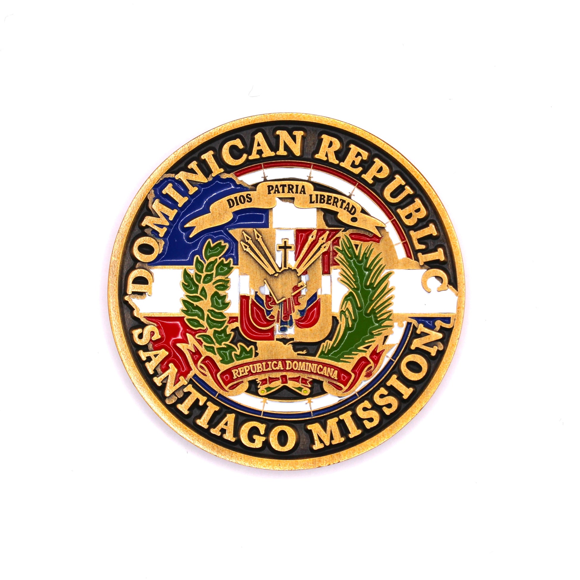 dominican republic santiago mission coin