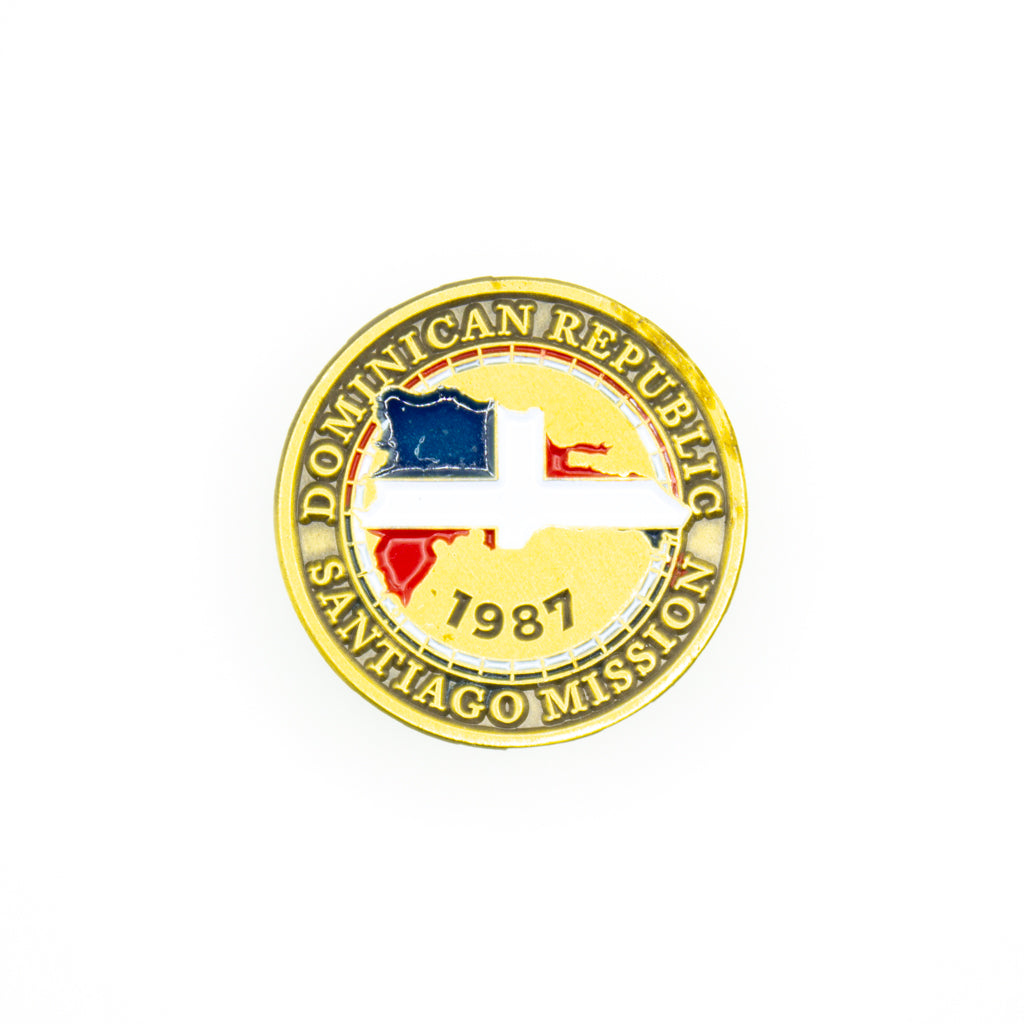 dominican republic santiago mission pin