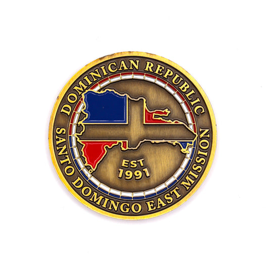 dominican republic santo domingo east mission coin