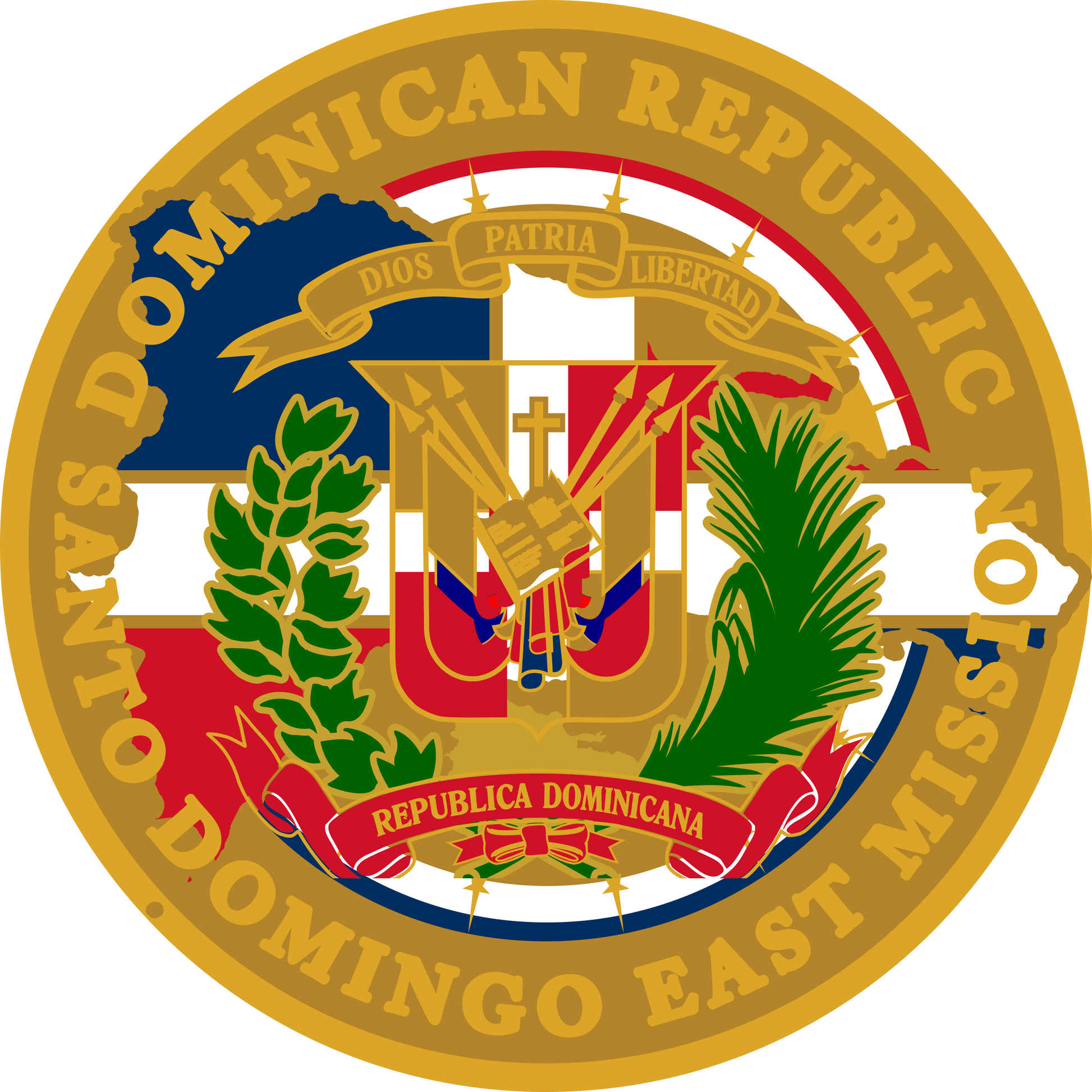 dominican republic santo domingo east mission decal