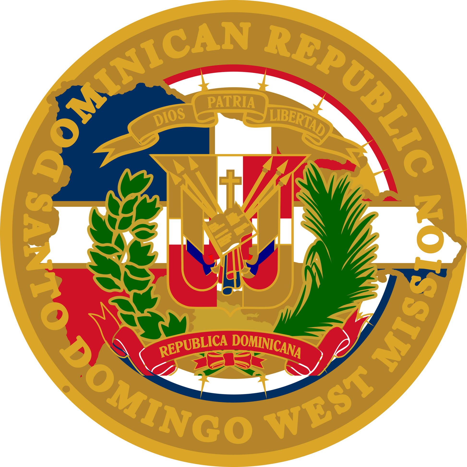 dominican republic santo domingo west mission decal