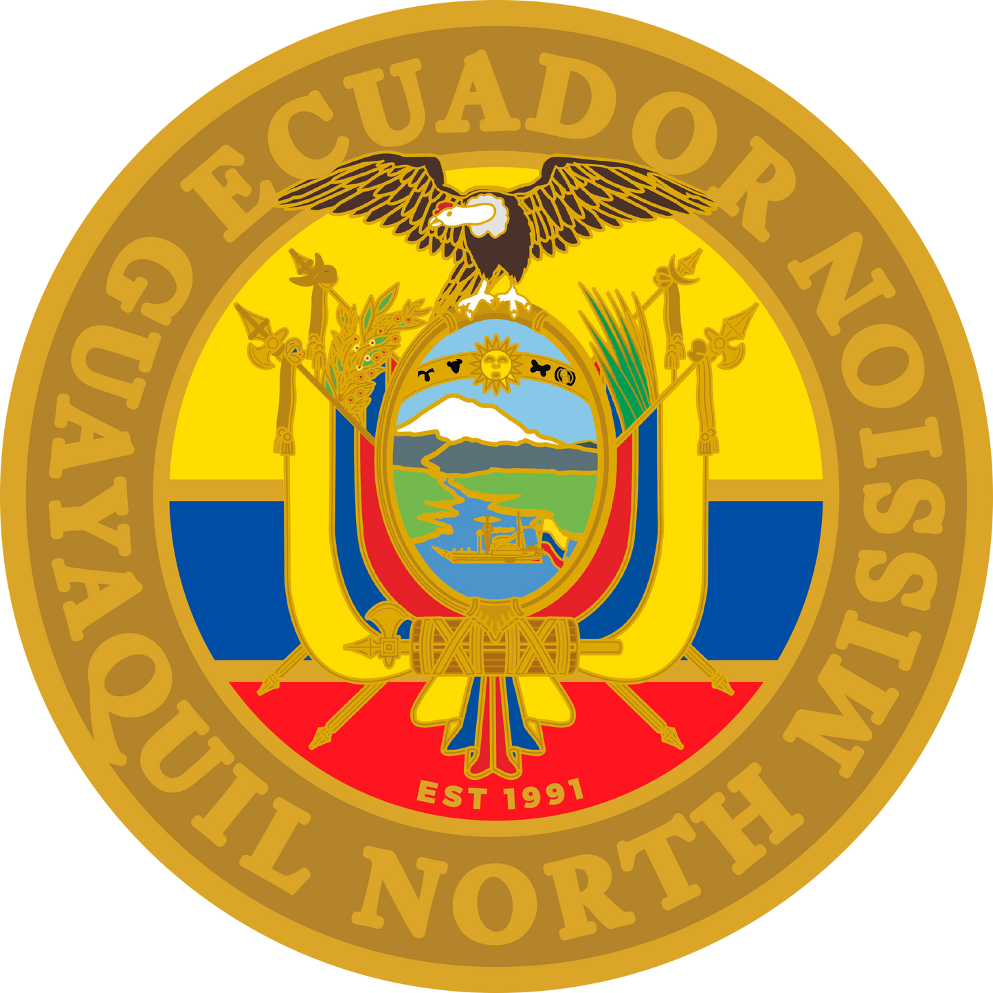 ecuador guayaquil north mission decal