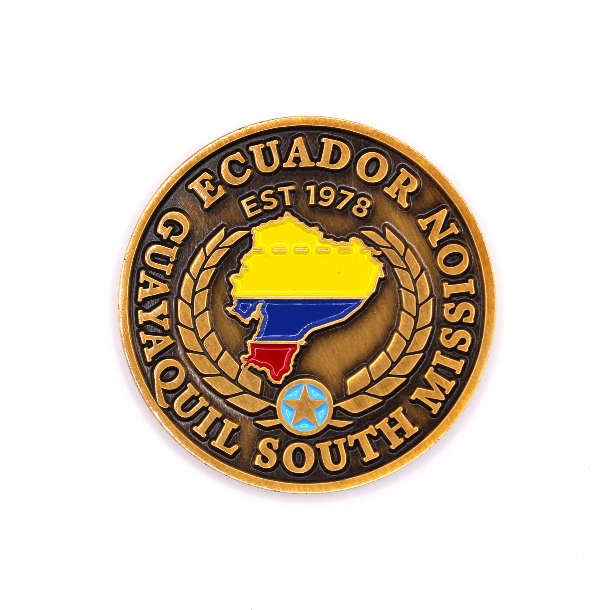 ecuador guayaquil south mission coin