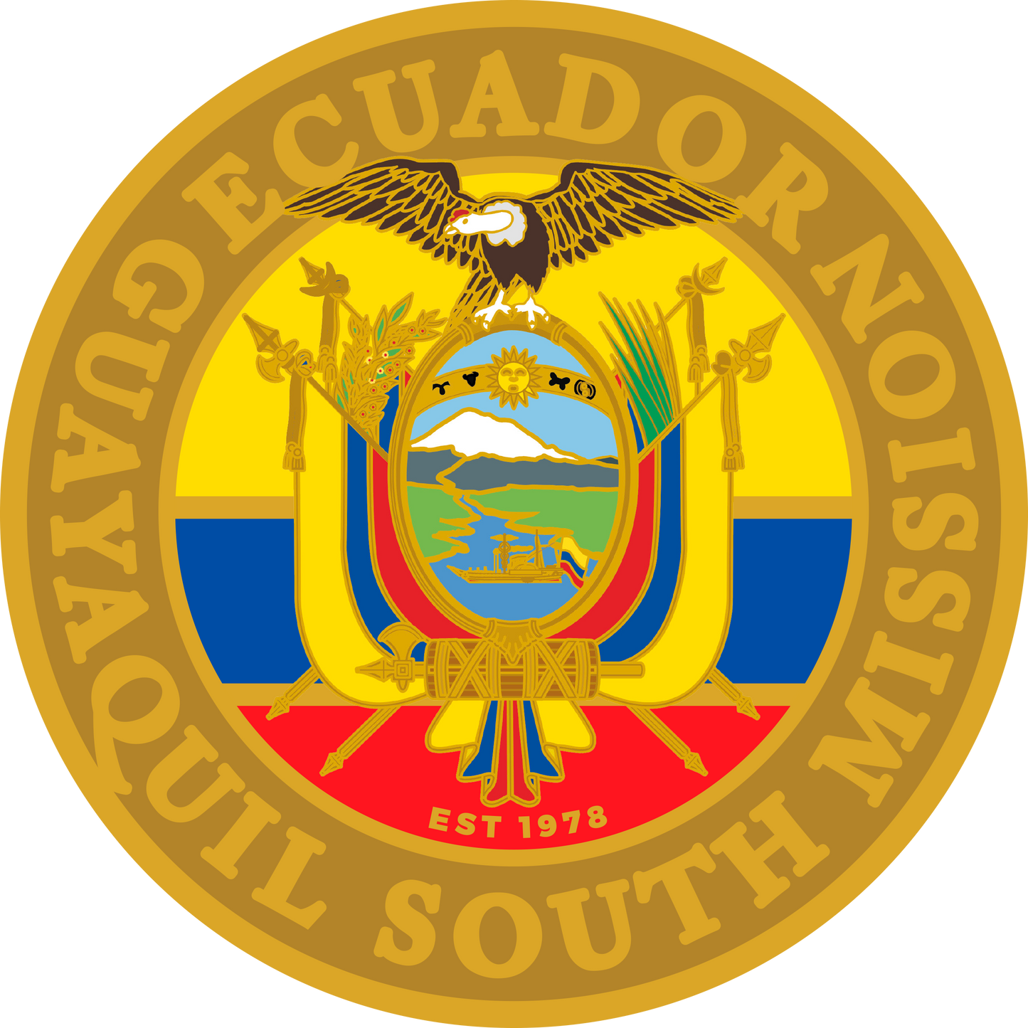 ecuador guayaquil south mission decal