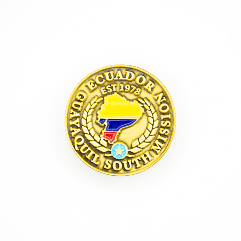 ecuador guayaquil south mission pin