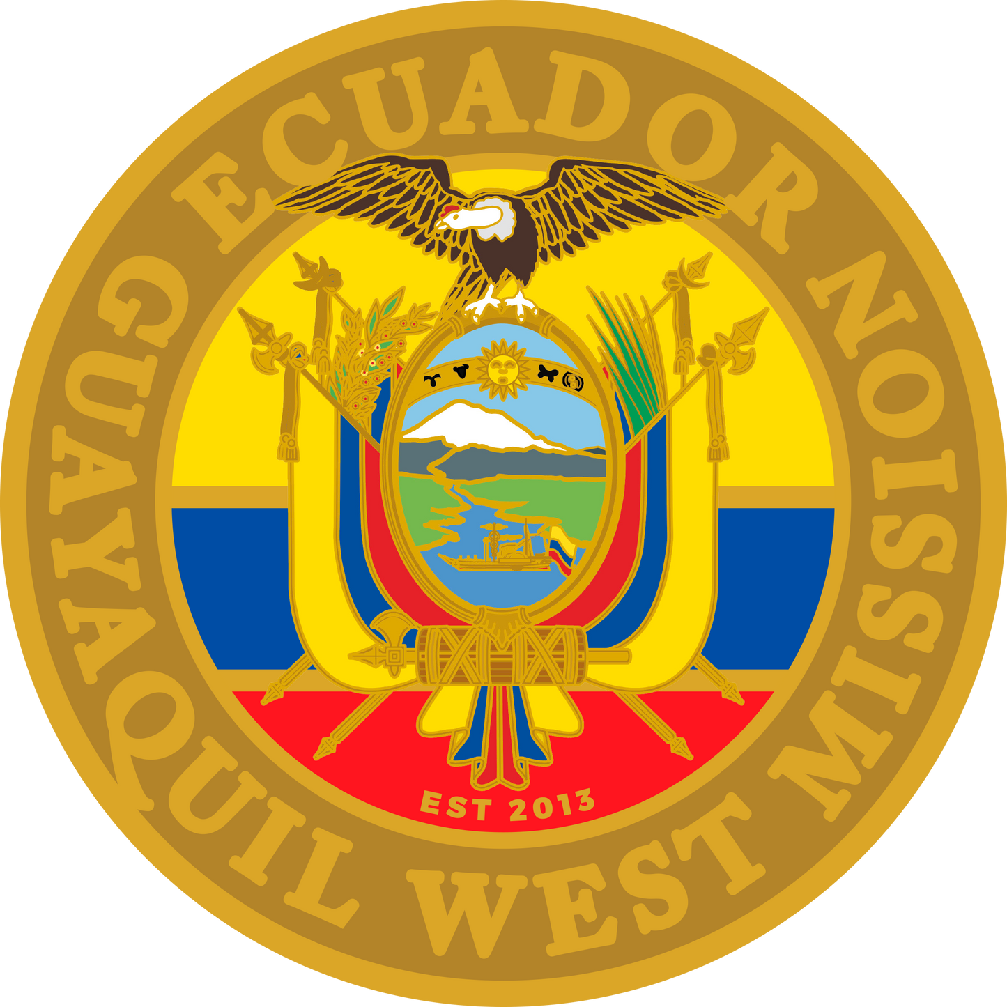 ecuador guayaquil west mission decal