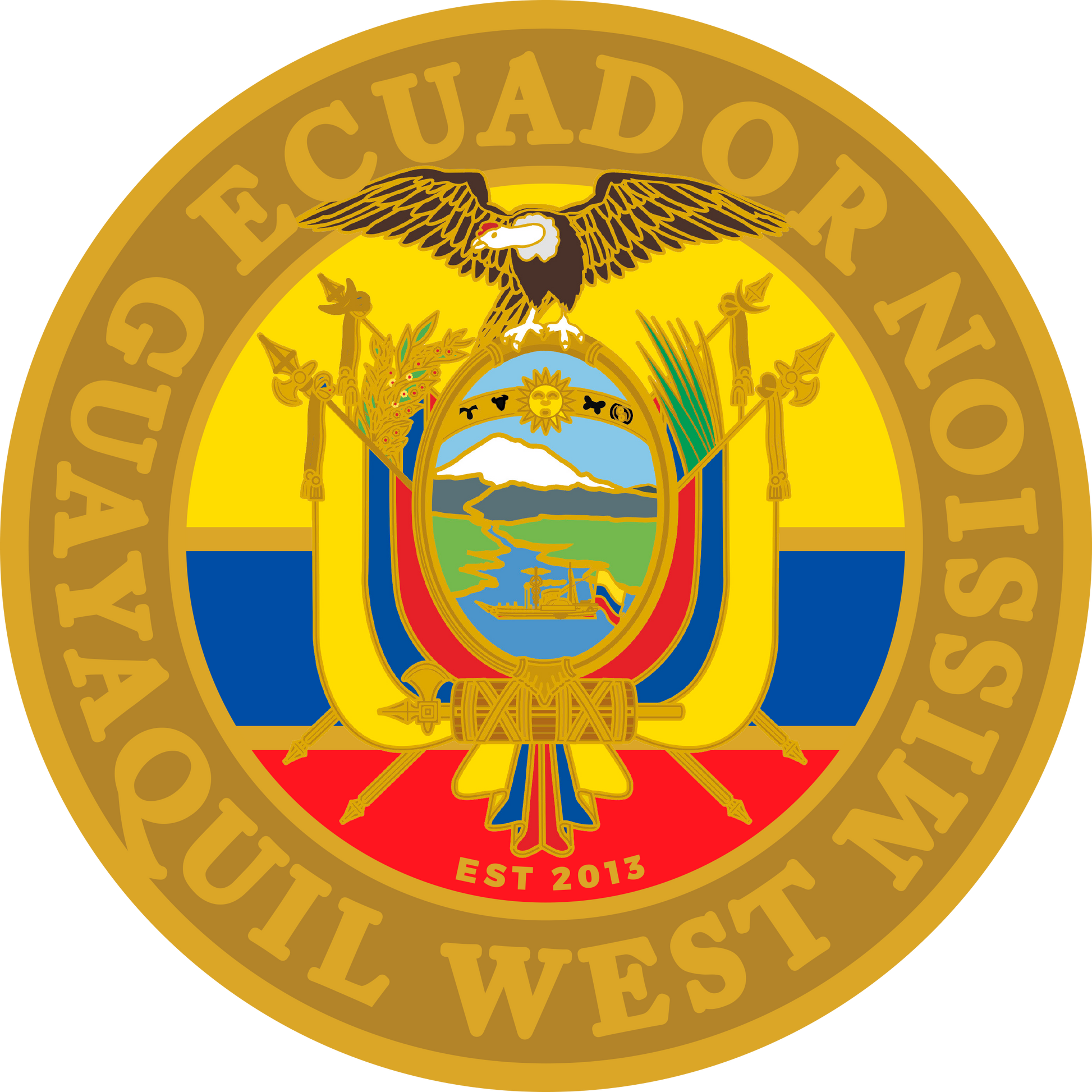 ecuador guayaquil west mission decal
