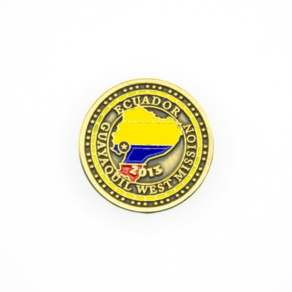 ecuador guayaquil west mission pin